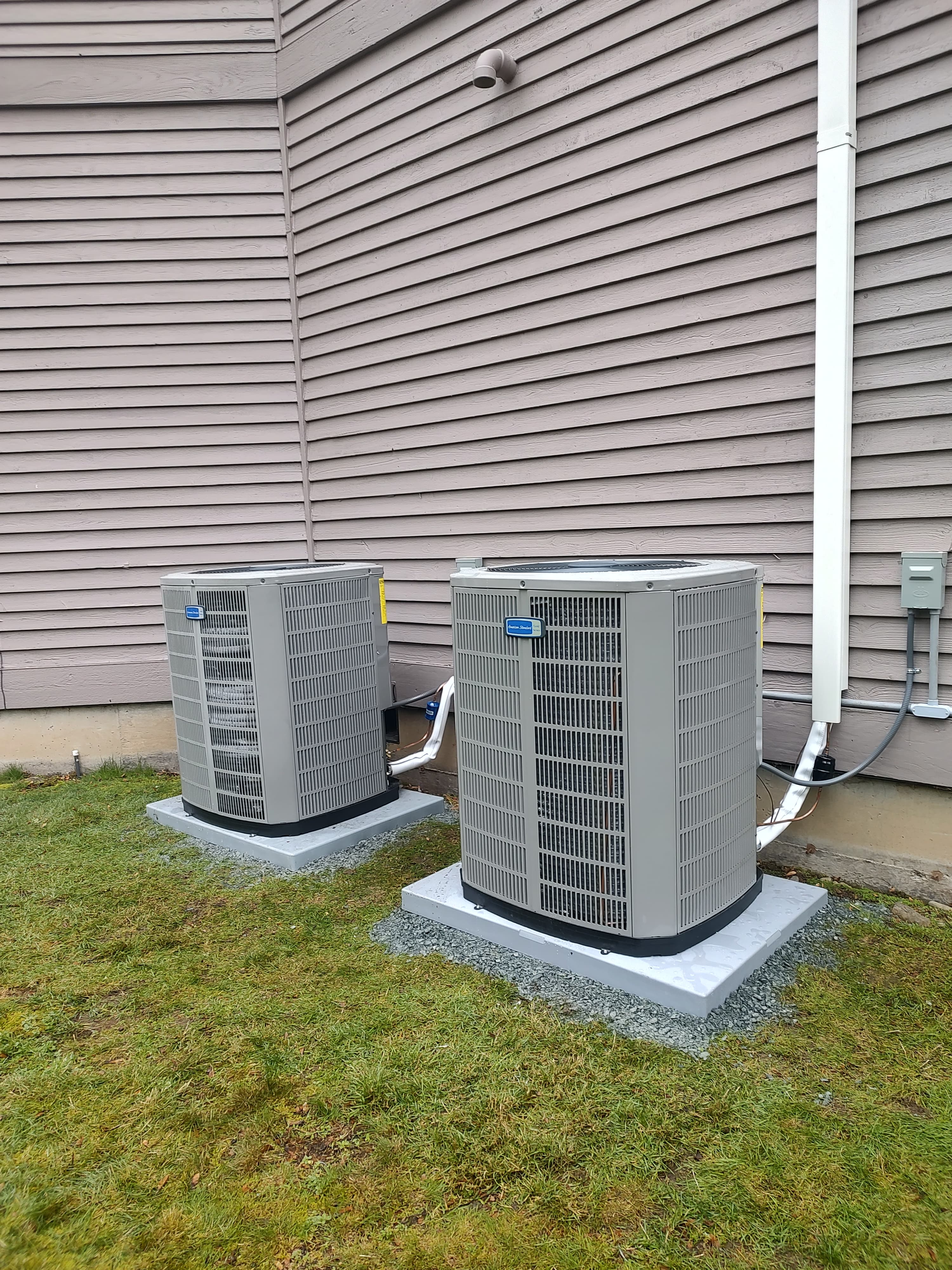 New AC system installed on rooftop